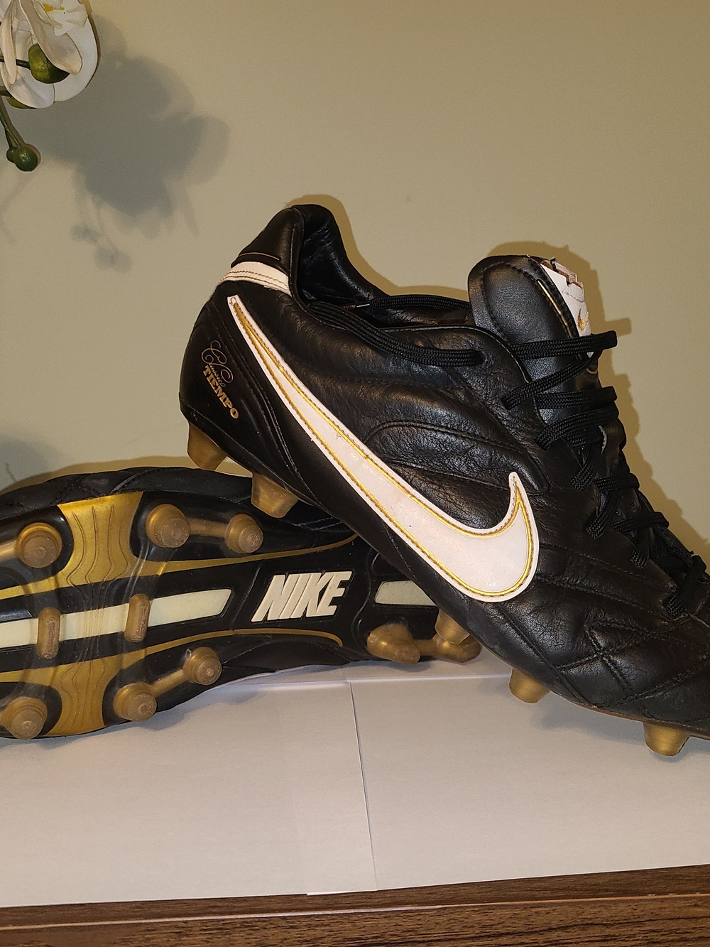 Nike Tiempo Classic FG Football Boots Soccer Cleats US 13 UK 12 PREOWN